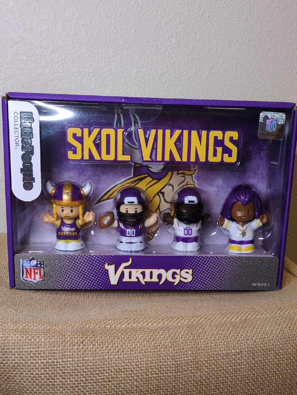 NFL Minnesota Vikings Little People Fisher-Price Set - Purple, White, Gold